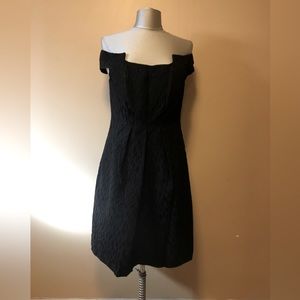 Martin Grant Collection Open Shoulder Black Dress Size 10